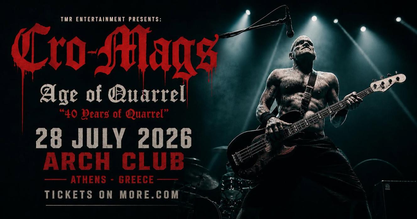 CRO-MAGS – 40 Years of Age of Quarrel – Arch Club
