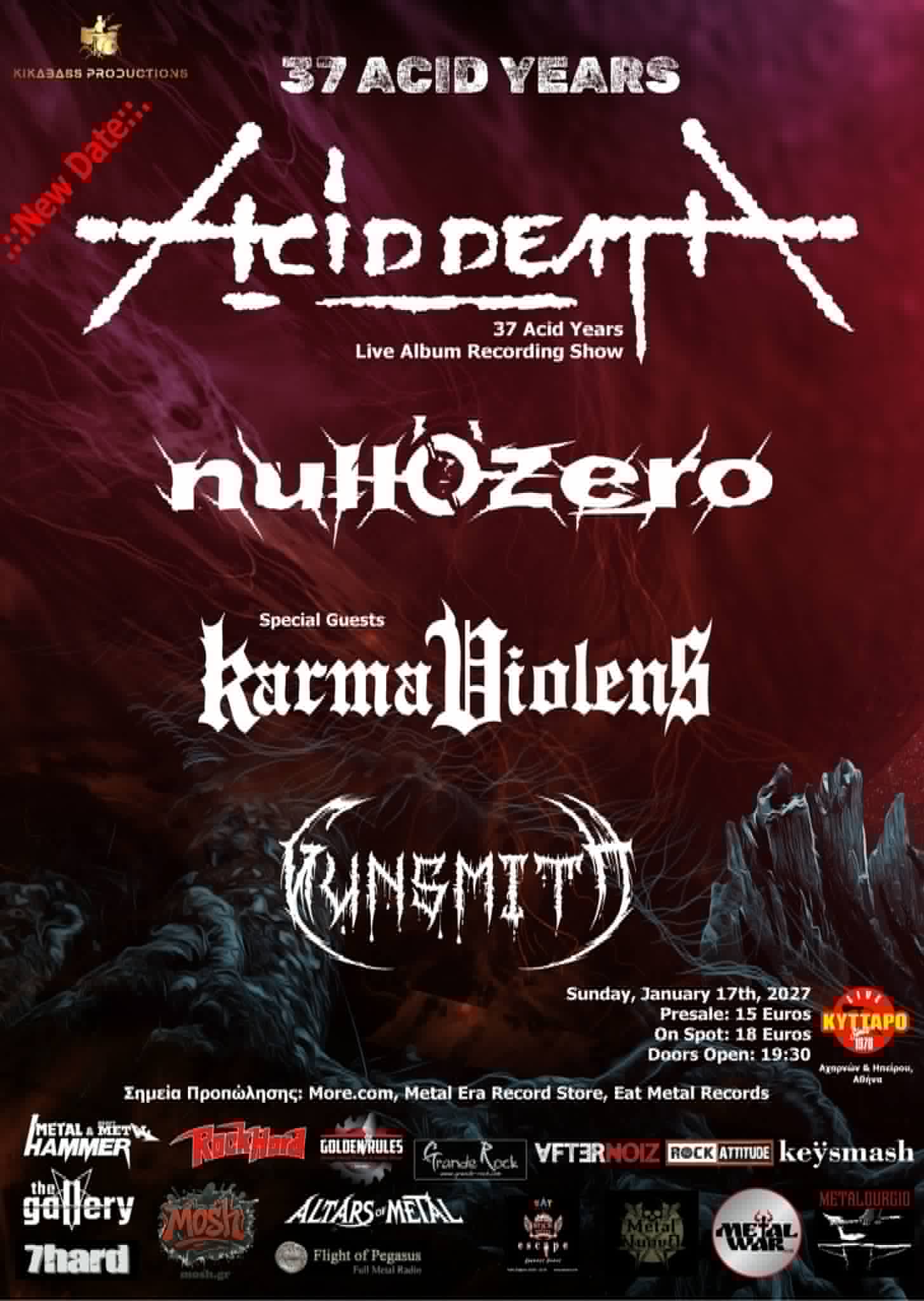 37 Acid Years! ACID DEATH @ KYTTARO LiVE