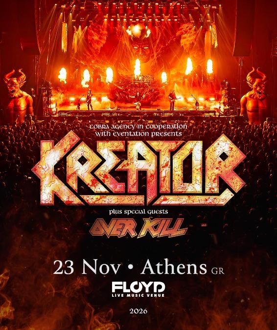 KREATOR & OVERKILL – Floyd Live Music Venue